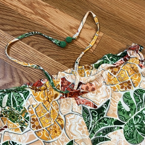 Farm Rio Mosaic Tapered Pants Pull-on Size XS NWT - Picture 7 of 15